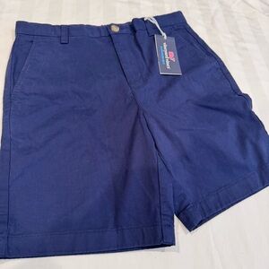 Vineyard Vines Boy's Soft Cotton/Spandex Blend Navy Shorts, Size 16‎